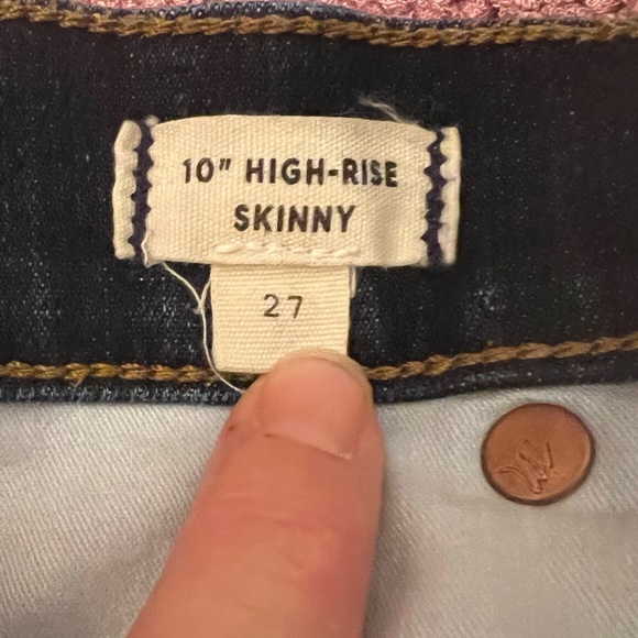 MADEWELL 10” high-rise skinny - Picture 7 of 9
